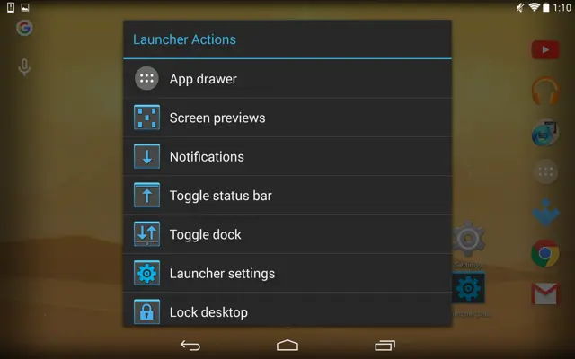 Holo Launcher HD android App screenshot 0